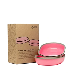SureFeed ekstra matskål udelt rosa 2 stk