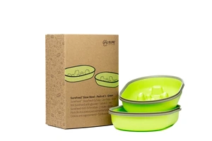 SureFeed Slow Bowl grønn 2 stk
