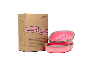 SureFeed Slow Bowl rosa 2 stk