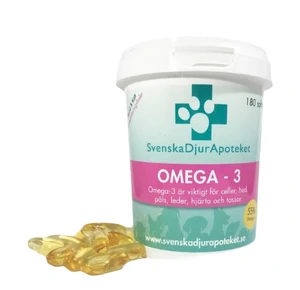 Svenska DjurApoteket Omega 3 kapsler 180 stk