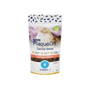 Swedencare ProDen PlaqueOff Dental Bites med laks til katt 60 g