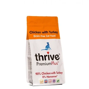 Thrive Premium Plus kylling og kalkun tørrfôr til katt 1,5 kg