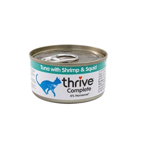Thrive tunfisk, reker og blekksprut våtfôr til katt 75 g