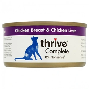 Thrive våtfôr med kylling og kyllinglever til katt 75 g