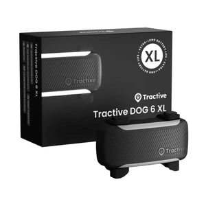 Tractive Dog 6 XL GPS & Health Tracker til hund sort