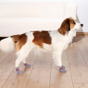 Trixie hundesokker antiskli grå XS-S 2 stk