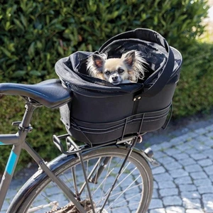Trixie hundesykkelkurv til bagasjebrett svart