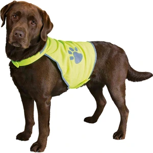 Trixie neon refleksvest til hund gul str L