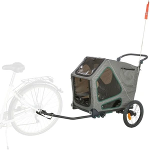 Trixie Premium sykkelvogn til hund grå str M
