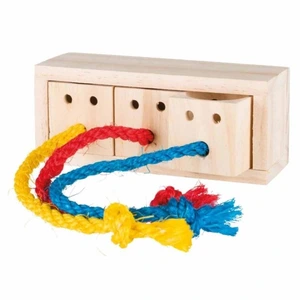 Trixie Snack Cube leke til gnager & fugl i tre 16 x 6 x 7 cm