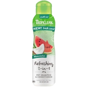 TropiClean 2in1 vannmelon sjampo 355 ml
