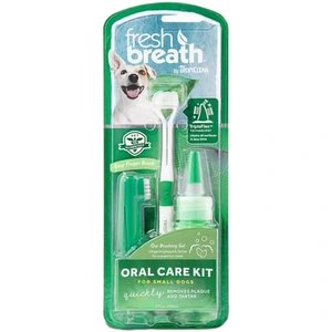 TropiClean Fresh Breath tannpleiesett til liten hund grønn 59 ml