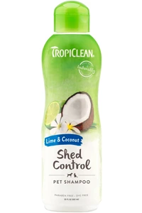 TropiClean Lime & Coconut Shed Control sjampo til kjæledyr 355 ml