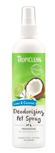 TropiClean Lime & kokosnøtt deodoriserende spray til kjæledyr 236 ml