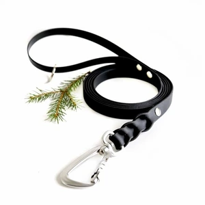 Tyylivoitto Braid hundekobbel med skrukarabin svart 200 cm