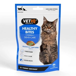 VetIQ Healthy Bites Dental godbiter til katt 65 g