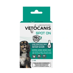 Vetocanis antiparasitt spot-on til hund S 2 x 2 ml