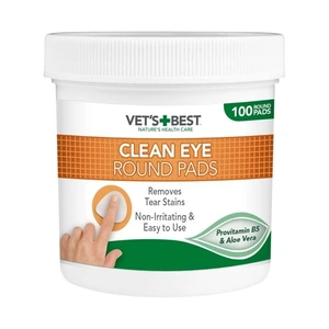 Vet's Best Clean Eye Round Pads 100 stk