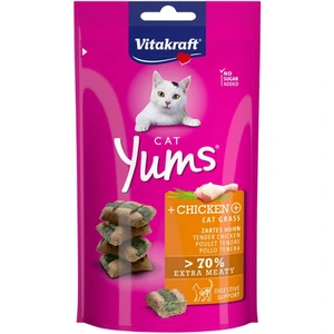 Vitakraft Cat-Yums kylling og kattegress 40 g