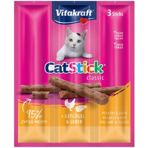 Vitakraft CatSticks Mini kylling og lever 3 x 6 g