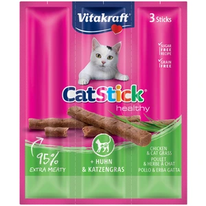 Vitakraft CatSticks Mini kylling og kattegress 6 g x 3 stk