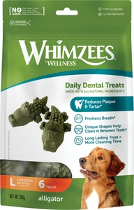 Whimzees Alligator hundesnacks str L 6 stk