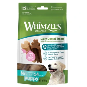 Whimzees hundesnacks til valp mix str M/L 14 stk