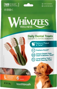 Whimzees tannbørste hundesnacks str L 6 stk