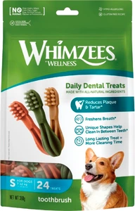 Whimzees tannbørste hundesnacks str S 24 stk