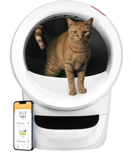 Whisker Litter-Robot 4 selvrensende kattetoalett hvit