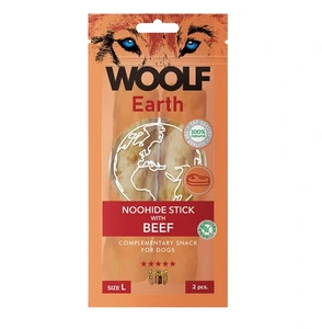 WOOLF Earth Noohide Stick med biff str L 85 g