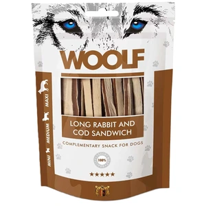 WOOLF Long Sandwich med kanin og torsk 100 g