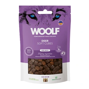WOOLF Soft Cubes med hjort 100 g