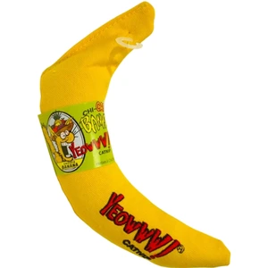 Yeowww! Banana katteleke med kattemynte 17,5 cm