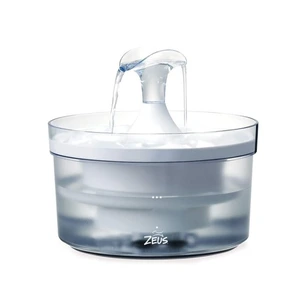 Zeus Waterfall Transparent drikkefontene til hund 1,5 l