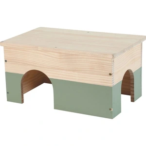 Zolux Nlife kaninhus i tre grønn 40 x 25,2 x 25,2 cm