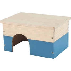 Zolux Nlife marsvinhus i tre blå 30 x 21,2 x 21,2 cm