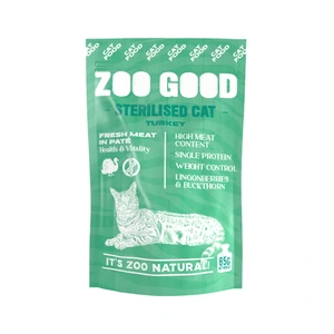 ZOO GOOD Sterilisert våtfôr med kalkun til katt 85 g
