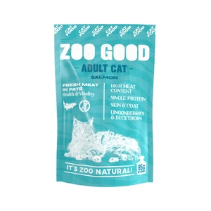 ZOO GOOD våtfôr med laks til katt 85 g
