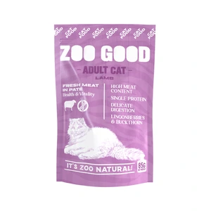ZOO GOOD våtfôr med lam til katt 85 g